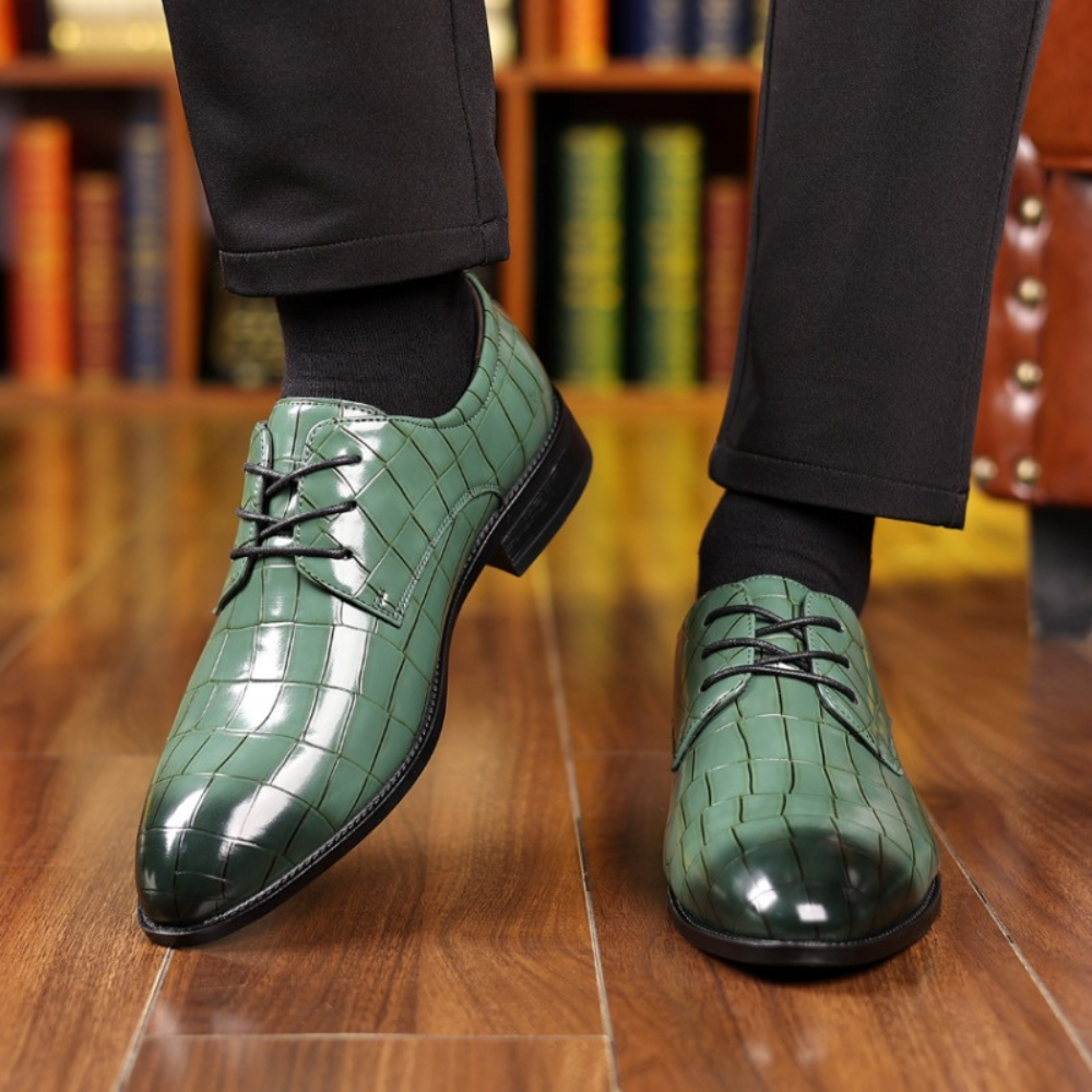 Herenschoenen Leer Formeel Antislip Comfortabel – Van Halen Mode