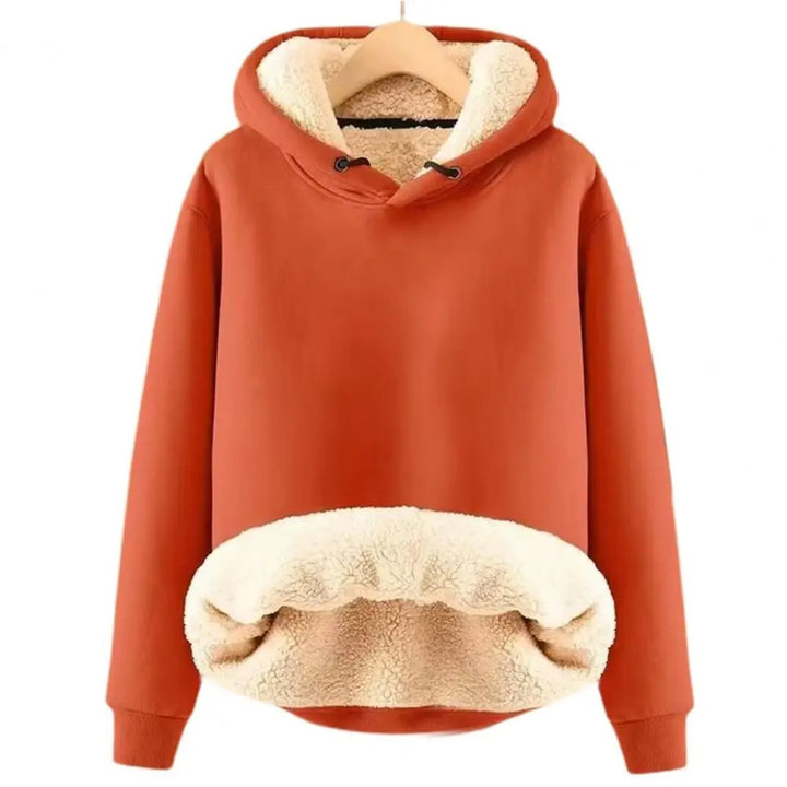 Oranje hoodie voor dames