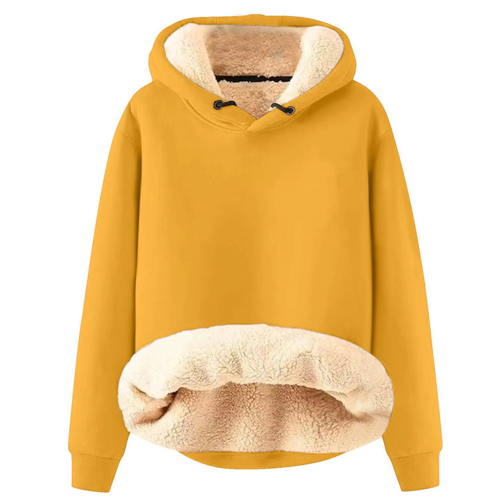 Gele hoodie voor dames