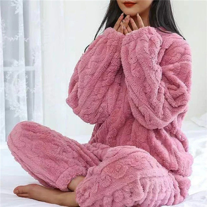 Roze pyjama set voor dames